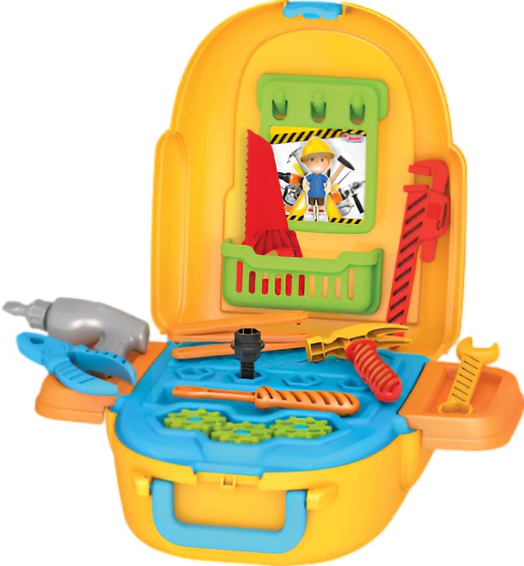 Сюжетно-ролевая игра. Набор-профессий dede Набор инструментов в рюкзаке (03846)