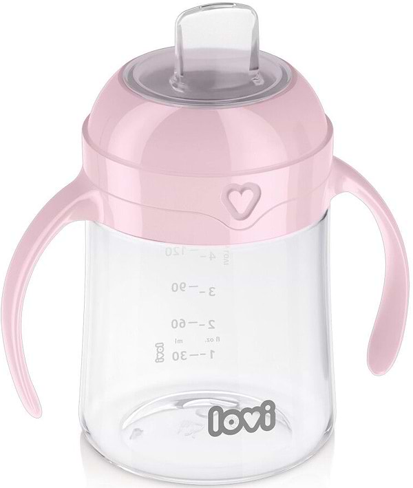 Фото - Чашка-непроливайка дитяча Lovi 150 мл рожева (35/353)