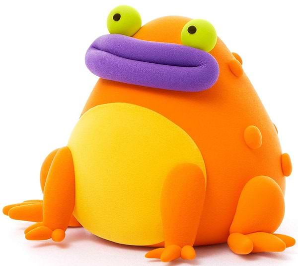 Фото - Масса для лепки Ліпака Экзотические животные: Оранжевая лягушка (30124-UA01)