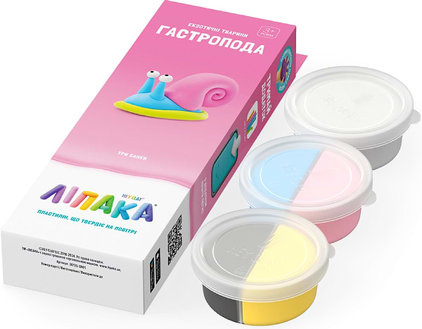 Фото - Масса для лепки Ліпака Экзотические животные: Гастропода (30125-UA01)