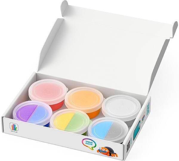 Фото - Маса для ліплення Ліпака Екзотичні тварини: Тарантул, Черепаха, Помаранчева жаба (60050-UA01)