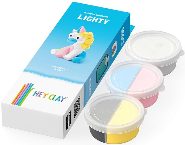 Фото - Маса для ліплення Ліпака Райдужні єдинороги: Лайті (30136-UA01)