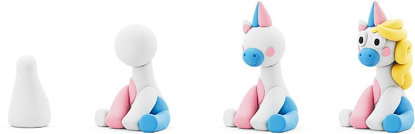 Фото - Маса для ліплення Ліпака Райдужні єдинороги: Лайті (30136-UA01)