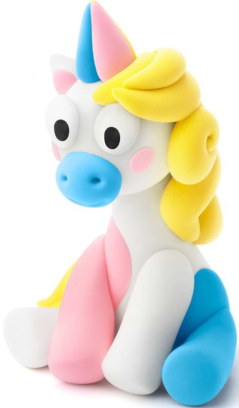 Фото - Маса для ліплення Ліпака Райдужні єдинороги: Лайті (30136-UA01)