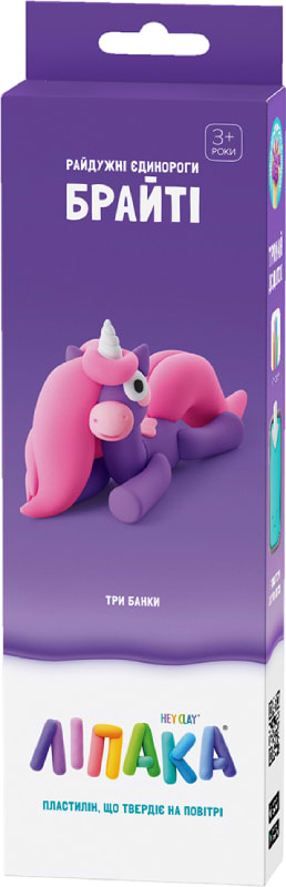 Фото - Маса для ліплення Ліпака Райдужні єдинороги: Брайті (30137-UA01)