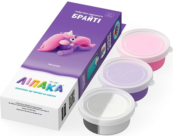 Фото - Маса для ліплення Ліпака Райдужні єдинороги: Брайті (30137-UA01)