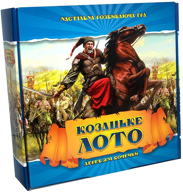 Фото - Настольная игра (8+) Strateg Лото с деревянными бочонками ''Козацкое'' укр. (341)