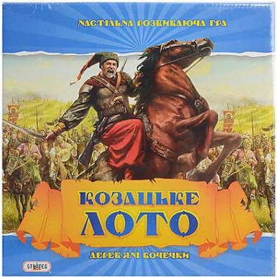 Фото - Настольная игра (8+) Strateg Лото с деревянными бочонками ''Козацкое'' укр. (341)