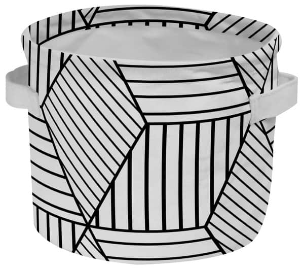 Короб для зберігання Idea Home 16х16 см (TC-35 круг. ткан. Geometry) - Фото 1