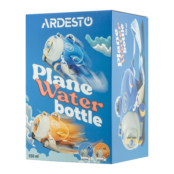 Фото - Пляшка для води Ardesto Plane 550 мл (AR2255RO)
