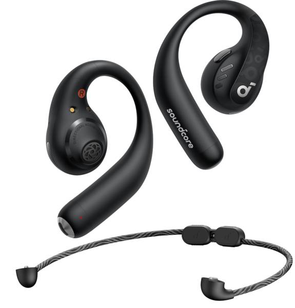 Фото - Навушники вкладиші бездротові TWS Anker SoundСore AeroFit Pro Black (A3871G11)