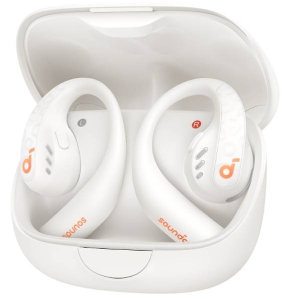 Фото - Навушники вкладиші бездротові TWS Anker SoundСore AeroFit Pro White (A3871G21)