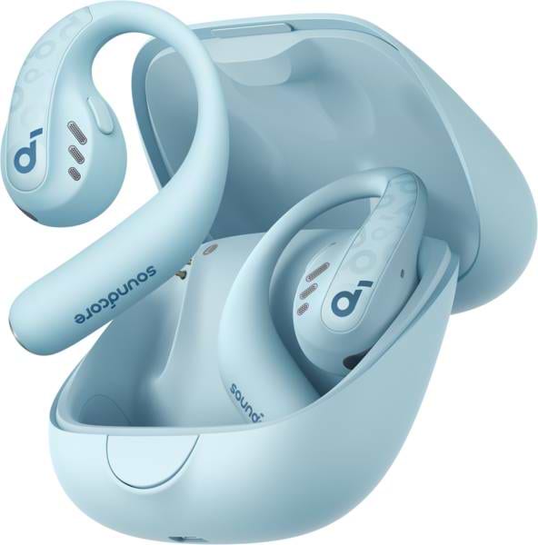 Наушники вкладыши беспроводные TWS Anker SoundСore AeroFit Pro Blue (A3871G61) - Фото 1