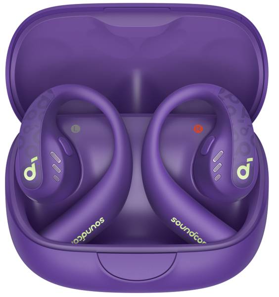 Фото - Навушники вкладиші бездротові TWS Anker SoundСore AeroFit Pro Purple (A3871GQ1)
