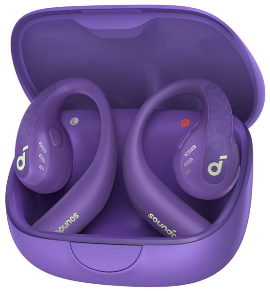Фото - Навушники вкладиші бездротові TWS Anker SoundСore AeroFit Pro Purple (A3871GQ1)