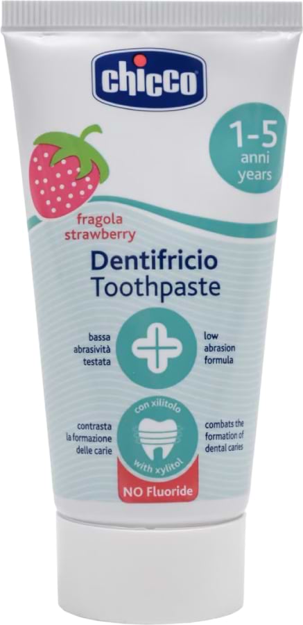 Фото - Зубна паста дитяча Chicco Полуниця (02321.10)