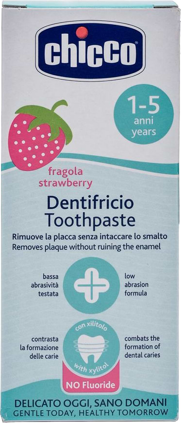 Фото - Зубна паста дитяча Chicco Полуниця (02321.10)