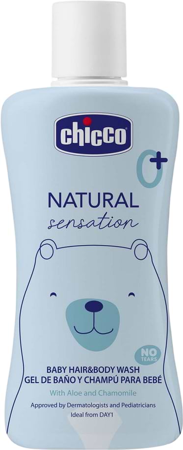 Шампунь для детей Chicco гель для тела и волос Без Слез Natural Sensation 200 мл (11530.00)
