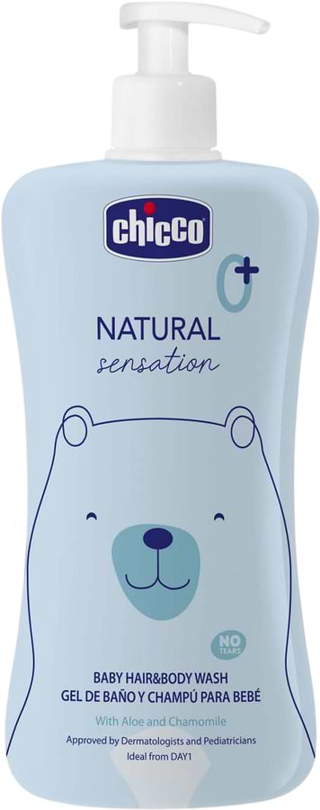 Шампунь для детей Chicco гель для тела и волос Без Слез Natural Sensation 500 мл (11517.00)