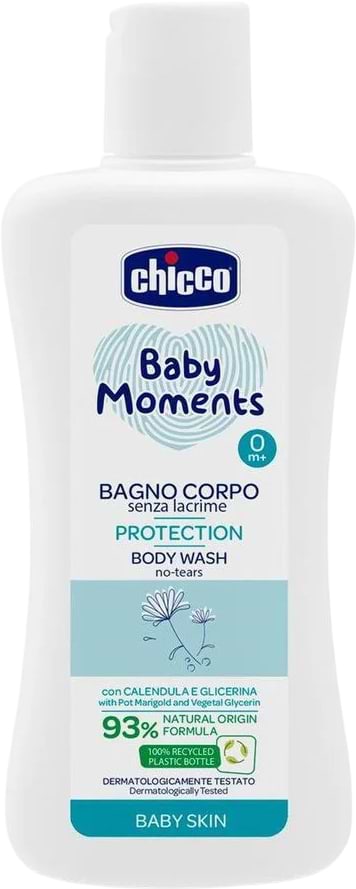 Фото - Гель для душа дитячий Chicco Без Сліз захисний Baby Moments 200 мл (10579.00)
