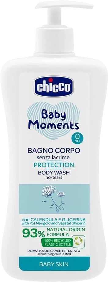 Гель для душа дитячий Chicco Без Сліз захисний Baby Moments 500 мл (10580.00) - Фото 1