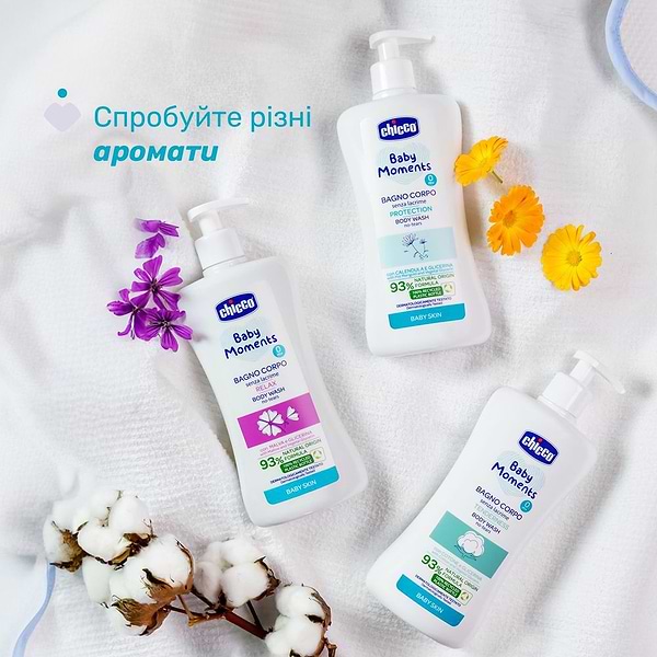 Фото - Гель для душа детский Chicco Без Слез защитный Baby Moments 750 мл (10581.00)