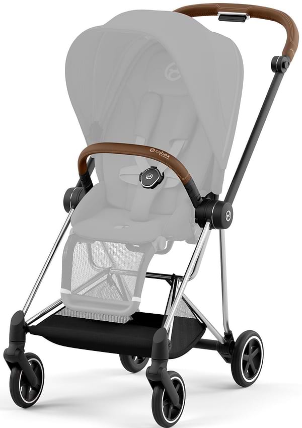 Фото - Шасі для коляски Cybex Mios & каркас Chrome Brown (521002507)