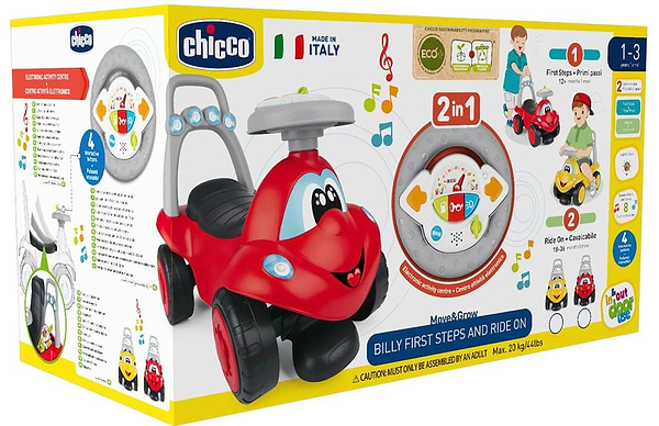 Фото - Толокар Chicco 2 в 1 Билли красный (11211.00)