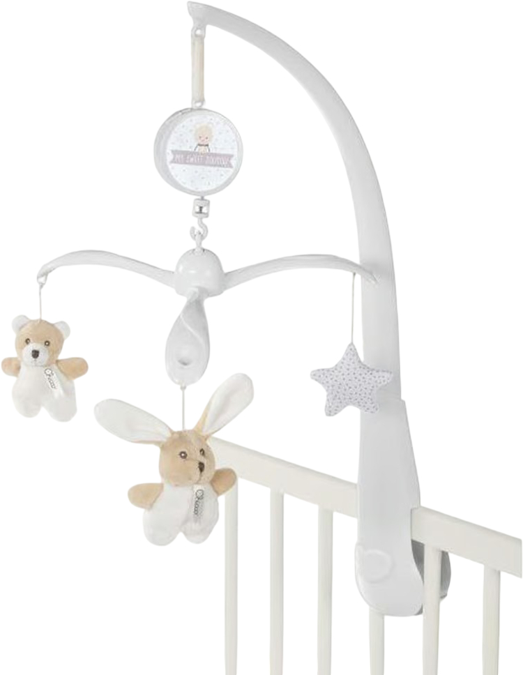 Мобиль интерактивный Chicco Медвежонок и зайка серии My Sweet Dou Dou (09714.00) - Фото 1