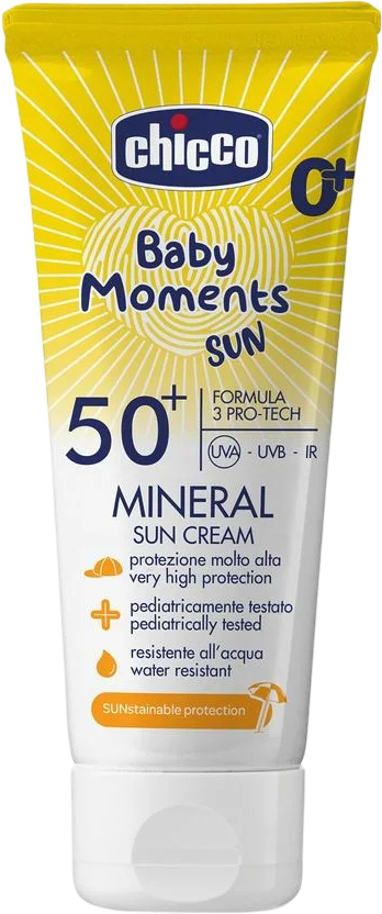Крем для захисту від сонця дитячий Chicco 50 SPF 75 мл (11259.00)