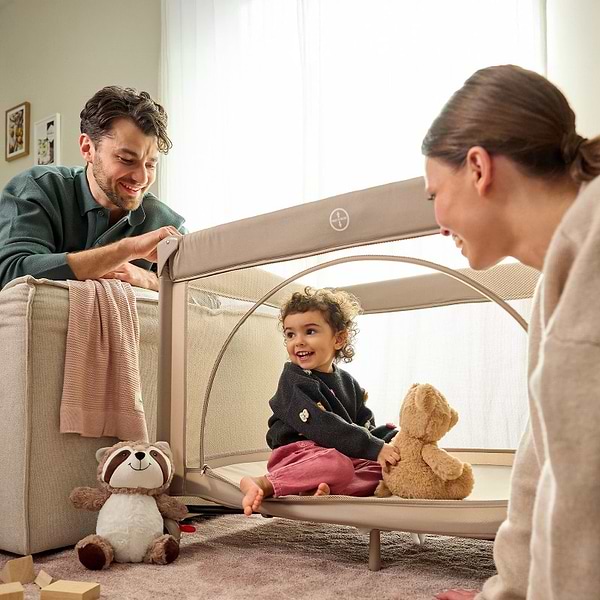 Фото - Манеж-кровать Lionelo Laura Beige Sand