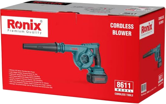 Фото - Повітродувка акумуляторна Ronix 20В (8611)