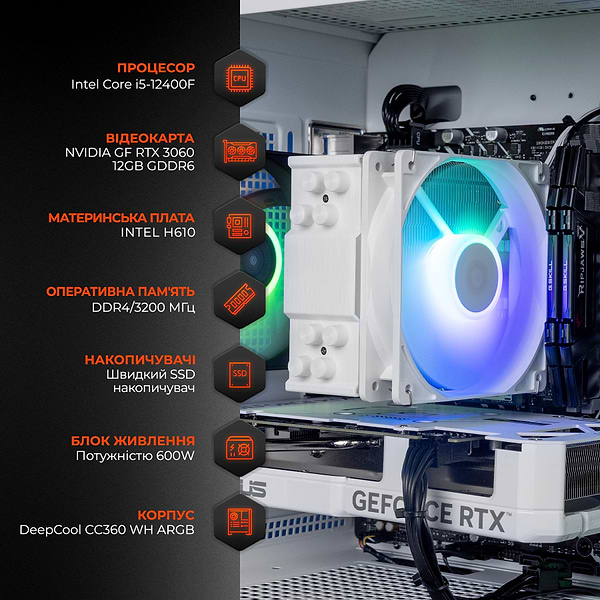 Фото - Системний блок Expert PC Ultimate (I12400F.32.S1.3060.A6271)