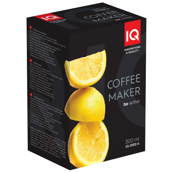 Фото - Кофеварка гейзерная IQ Be Active 6 чаш. (IQ-12102-6)