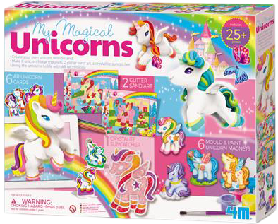 Набор для творчества микс 4М Очаровательные единороги 4 в 1 (00-05536)