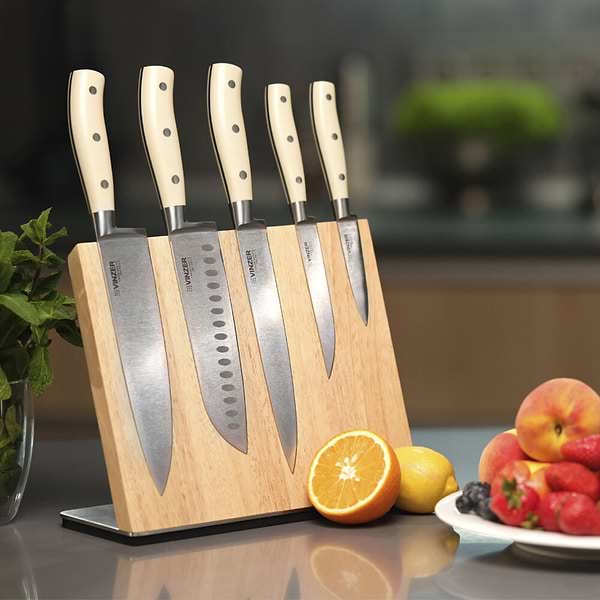 Фото - Ніж кухаря Vinzer Ivory Line 20.3 см (50278)