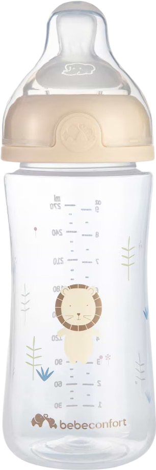 Пляшка для годування Bebe Confort PHYSIO AIR 270ml sand 6+м