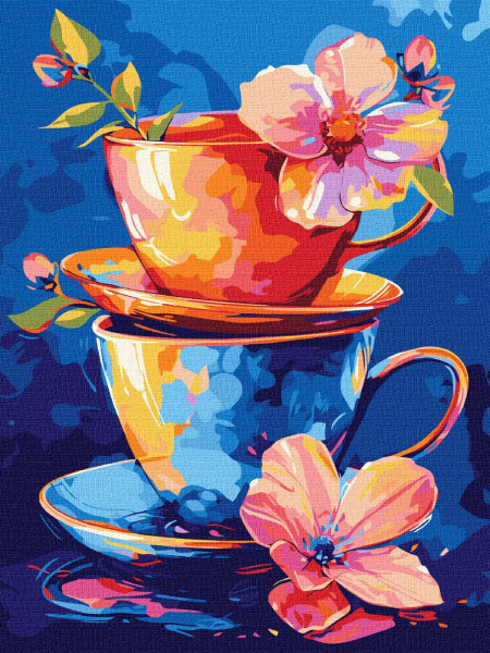 Картина по номерам Ideyka Тайна чаепития 30х40 см (KHO5123)