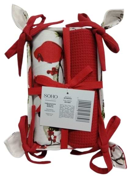 Фото - Набір рушників SOHO 40х60 см Birds 2 шт. (BS 88005D)