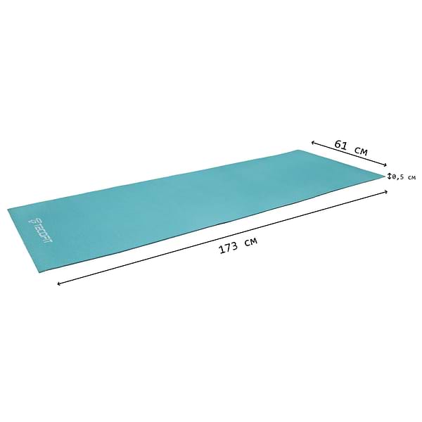 Фото - Коврик для йоги и фитнеса TECOFIT Dual Color PVC Mat 173х61х0.5 см (TOP17113491)