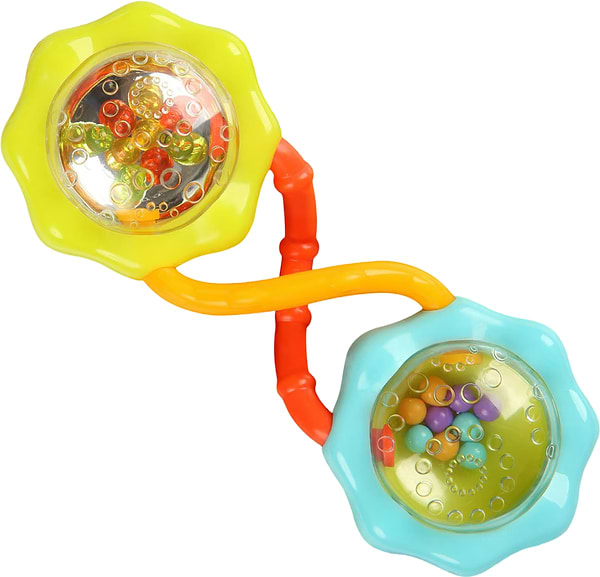 Фото - Брязкальце Bright Starts Rattle & Shake Barbell (8188)