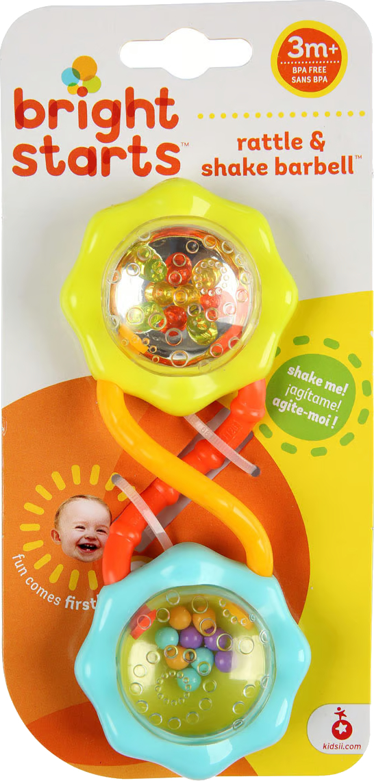 Фото - Брязкальце Bright Starts Rattle & Shake Barbell (8188)