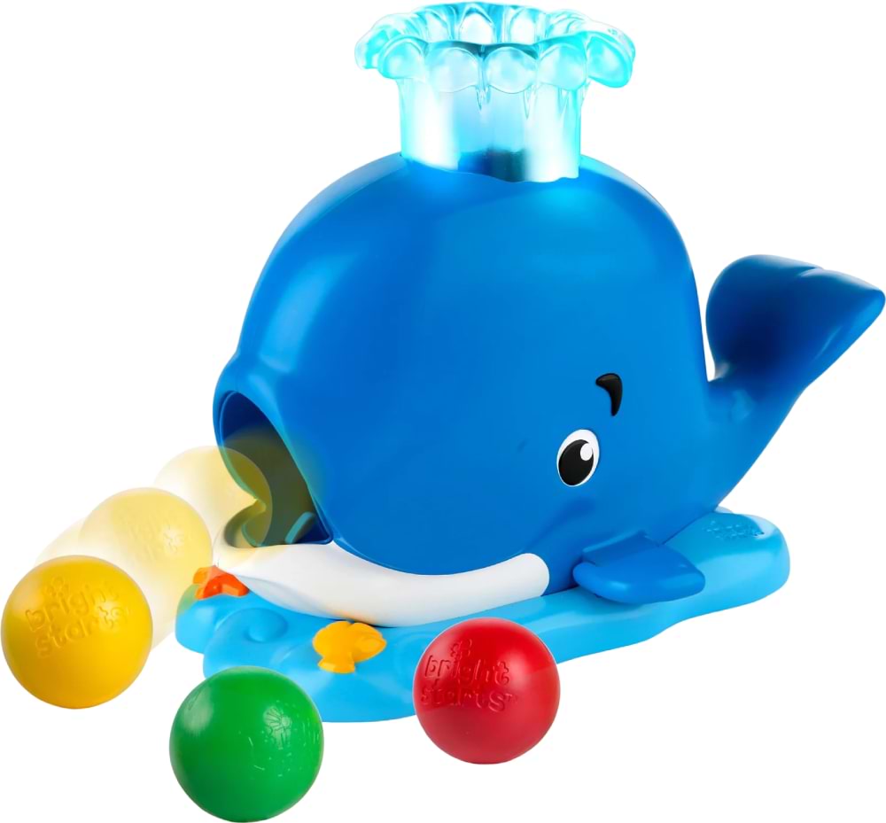 Купить Интерактивный сортер Bright Starts Silly Spout Whale Popper (10934) - Фото 1 Интерактивный сортер Bright Starts Silly Spout Whale Popper (10934) - Фото 1
