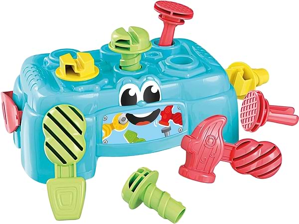 Фото - Ігровий набір для малюка Clementoni Workbench (17042) Фото - Ігровий набір для малюка Clementoni Workbench (17042)