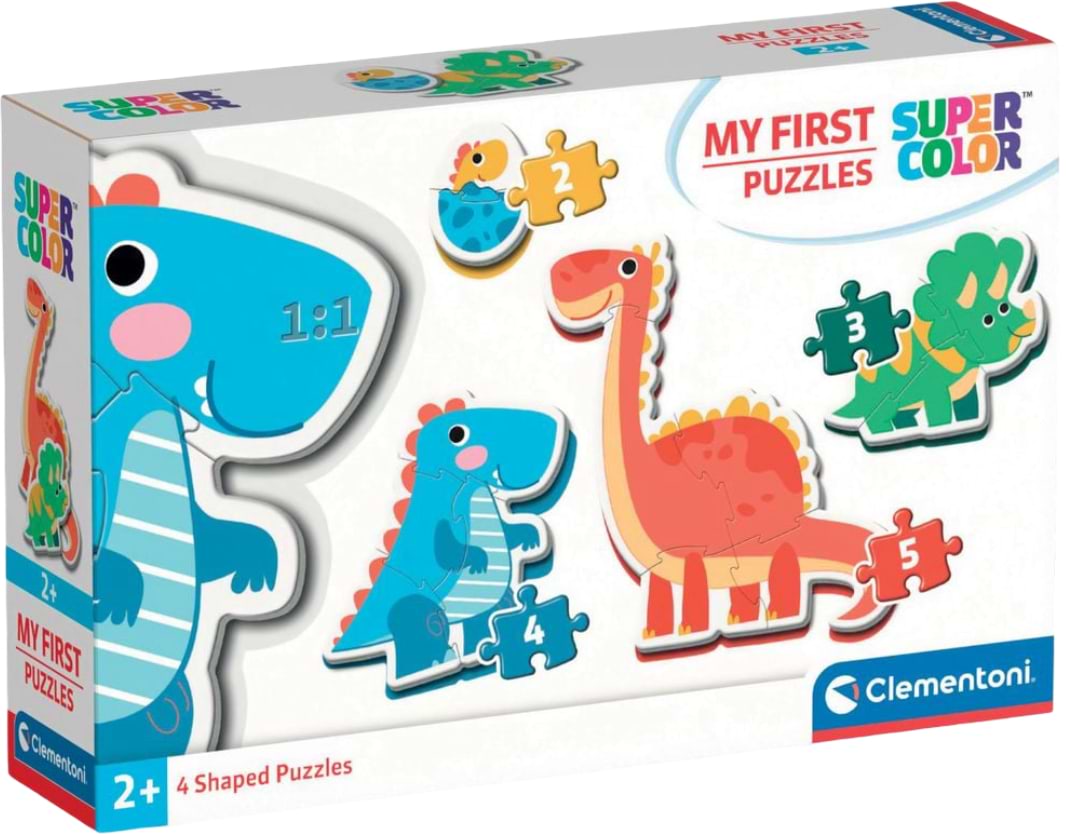 Купить Пазлы (до 2 лет) Clementoni Dinosaurs серия My First Puzzles (20834) - Фото 1 Пазлы (до 2 лет) Clementoni Dinosaurs серия My First Puzzles (20834) - Фото 1