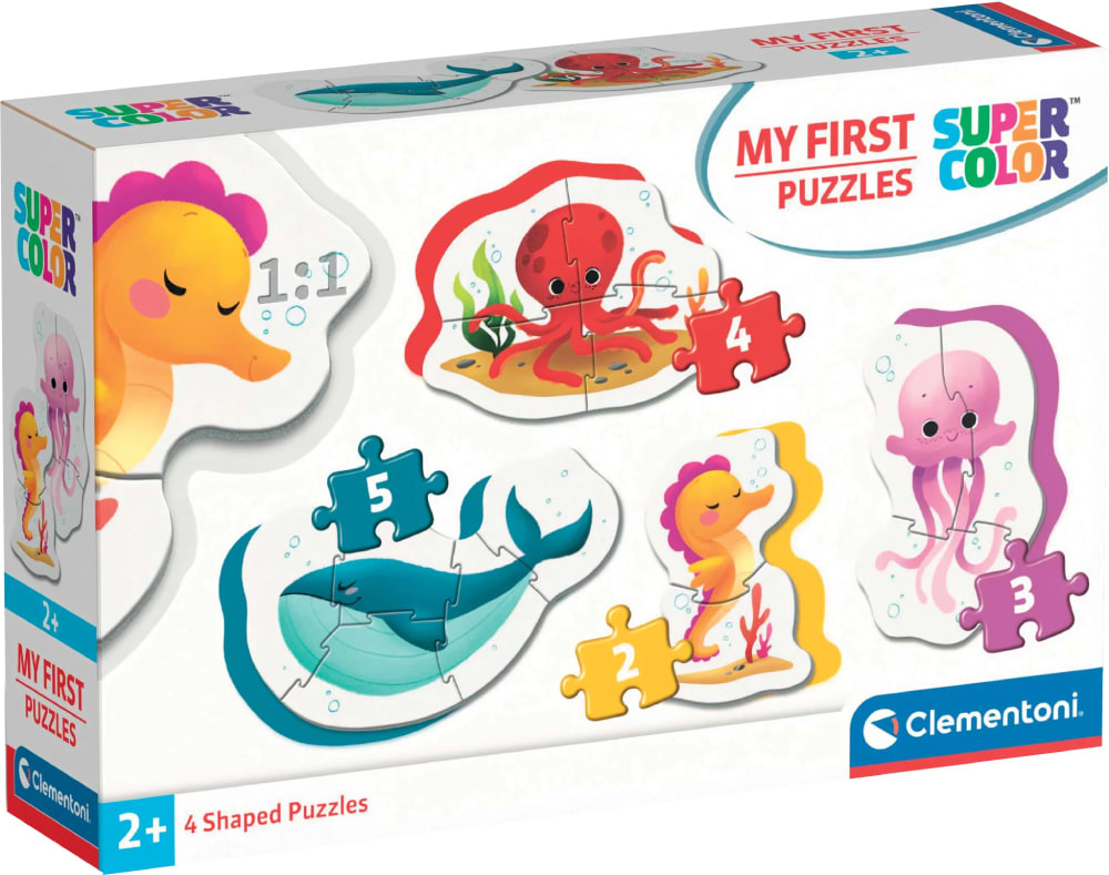 Пазли (до 2 років) Clementoni Sea Life серія My First Puzzles (20835)