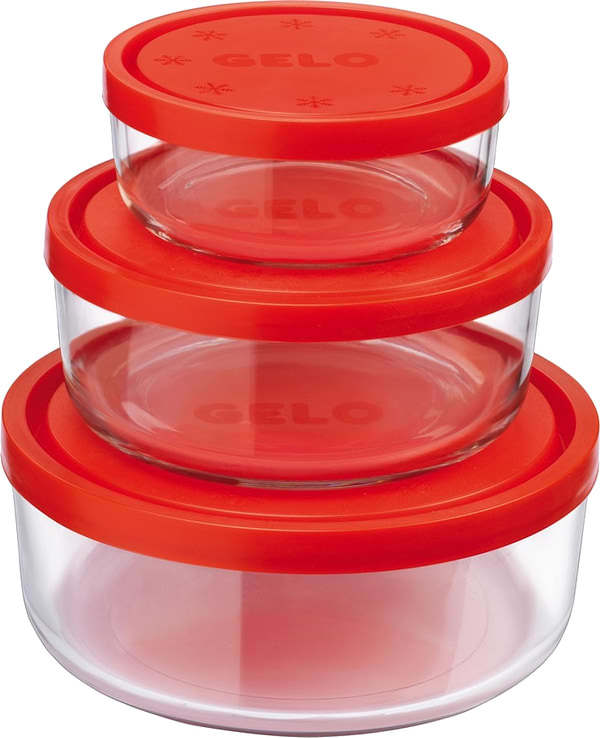 Фото - Набір ємностей для зберігання Bormioli Rocco GELO 3 пр. (226017S02021990)