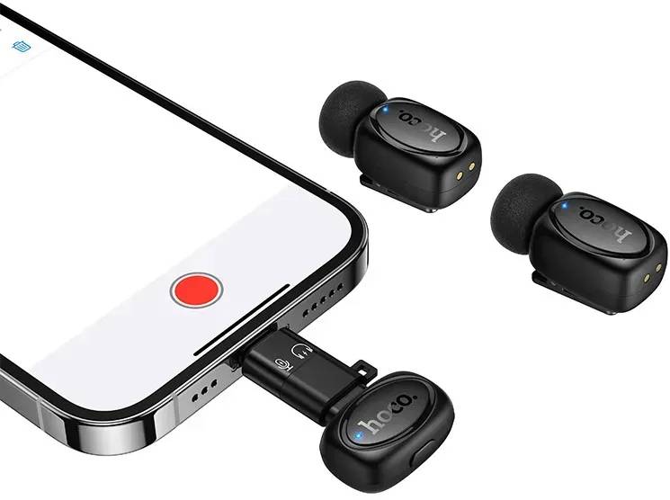 Фото - Микрофон для смартфона HOCO L19 Black (6942007655477)