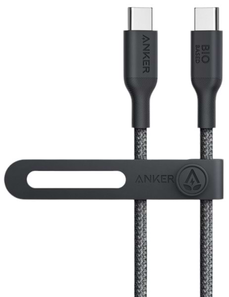 Кабель синхронізації даних Anker 544 USB-C to USB-C -1.8m 140W Bio-Nylon (A80F6H11) - Фото 1