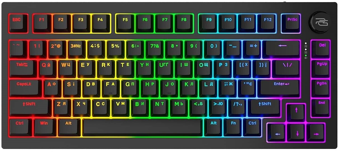 Клавіатура бездротова ігрова Proove Gaming Coupe (Ukraine Layout) Black (WKCP00022401) - Фото 1